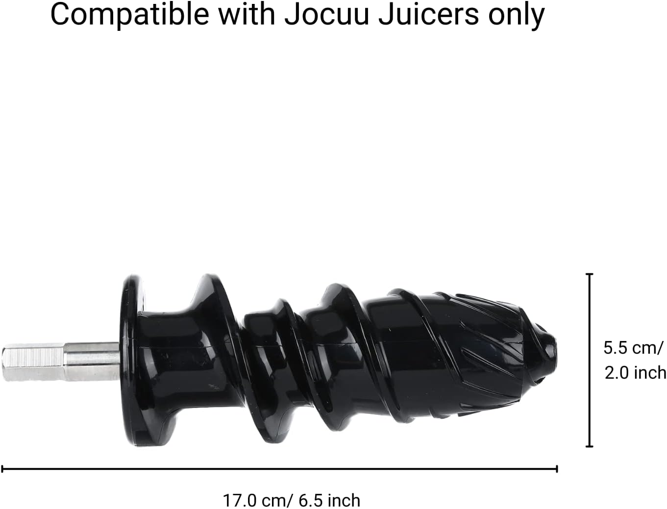 Jocuu Accessory No. 6, Spiral Auger Replacement Part for Slow Masticating Juicer ZM1503