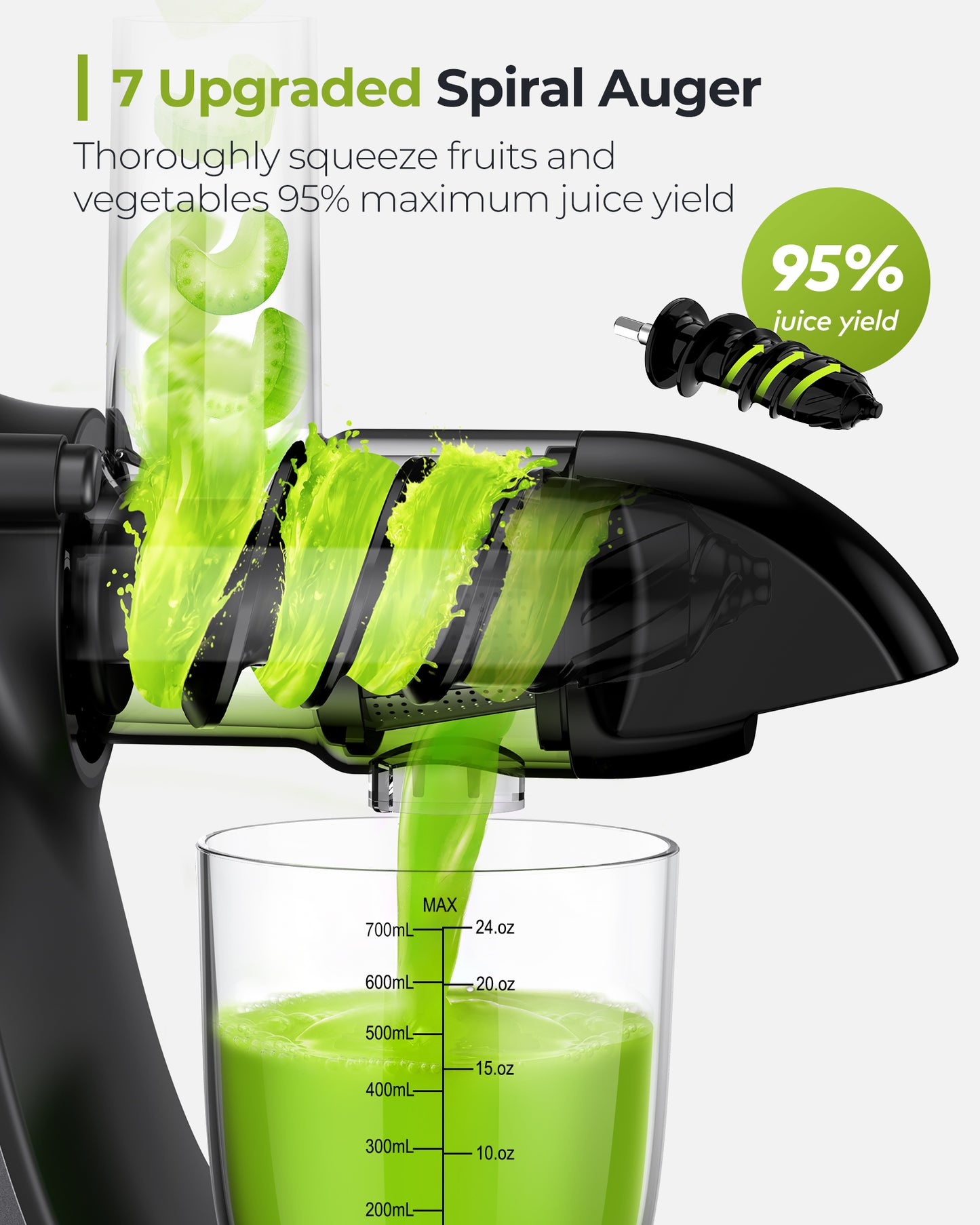 Jocuu Slow Juicer Light Green