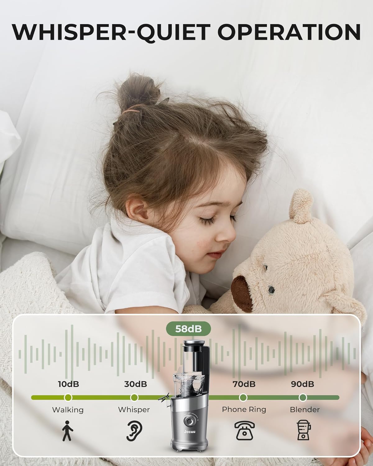 Jocuu Whole Fruit Juicer Grey