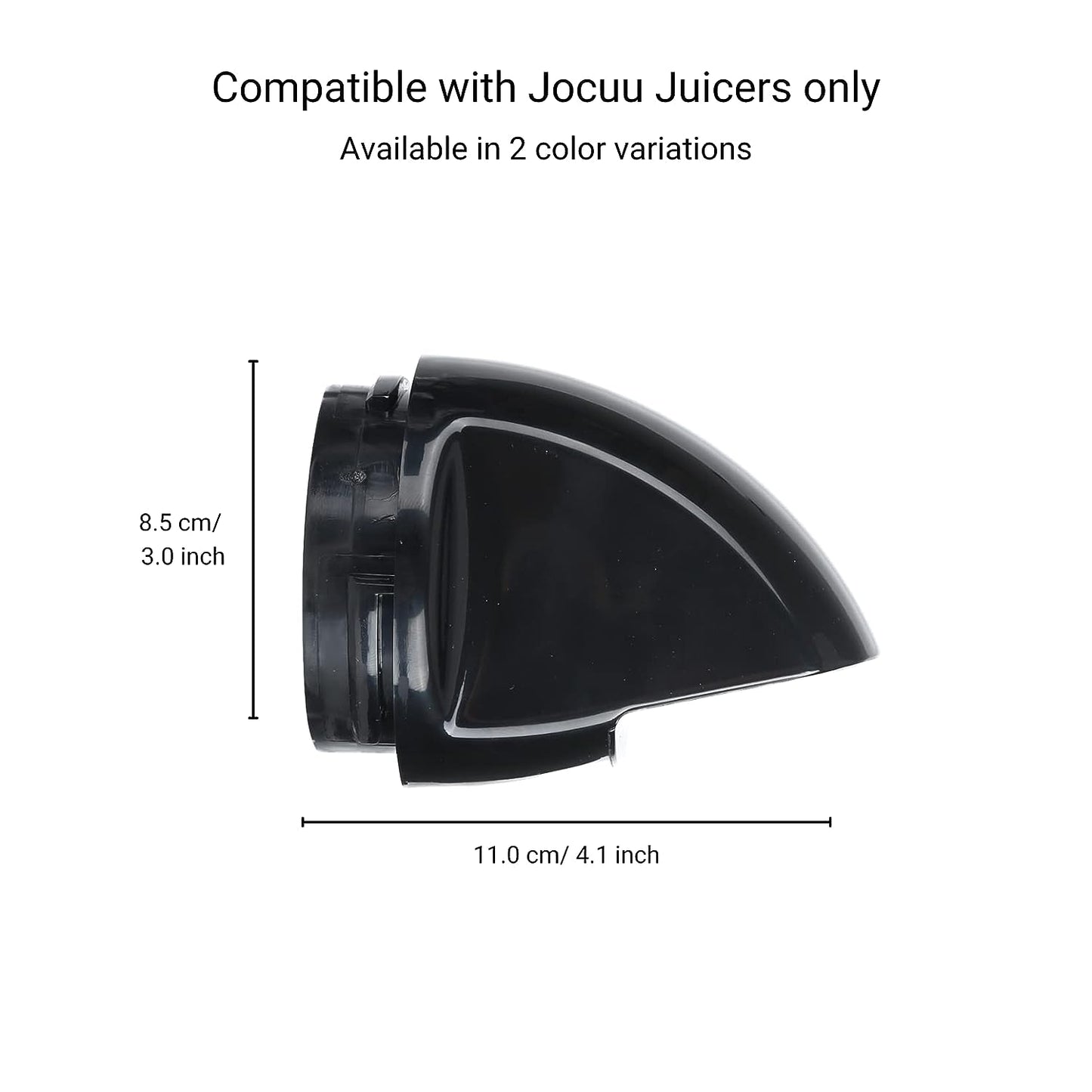 Jocuu Accessory No. 8 Juicer Squeezer, End Cap, Replacement Part for Slow Masticating Juicer ZM1503