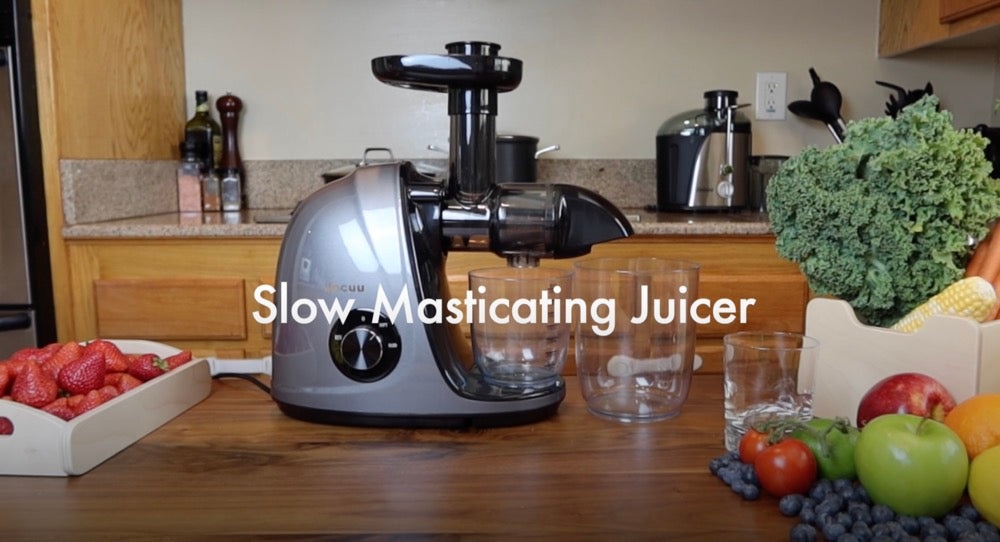 Load video: Jocuu Slow Masticating Juicer