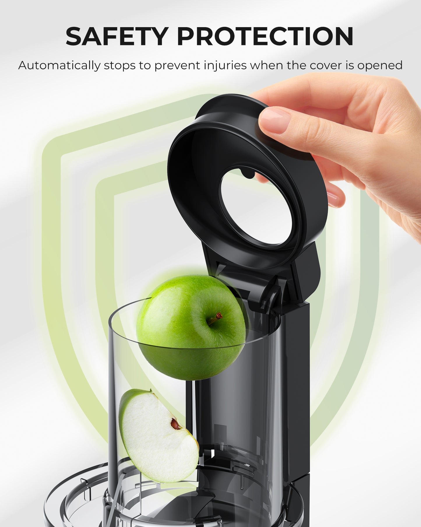 Jocuu Whole Fruit Juicer Black